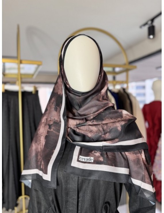 Cevade Tual Soft Şal - Siyah